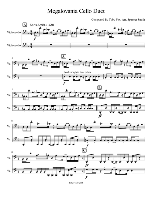 Megalovania Cello Duet