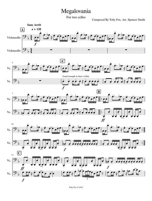 Megalovania Cello Duet
