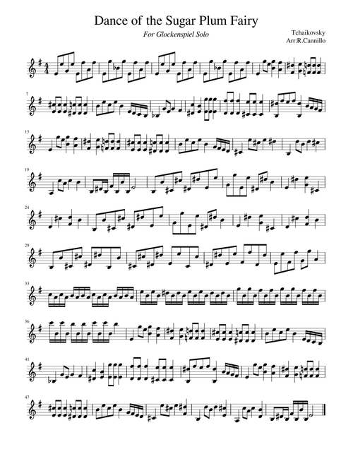 Dance of the Sugar Plum Fairy