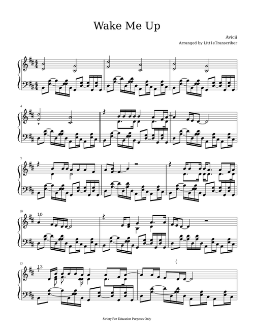 Wake me up - Avicii
