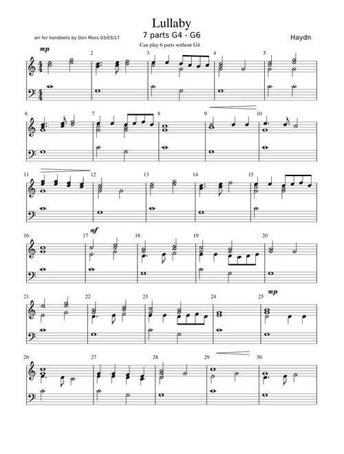Lullaby Haydn
