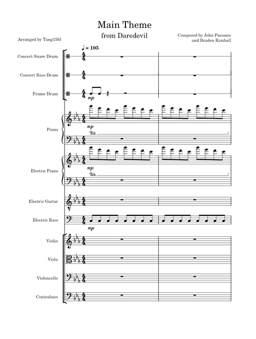 Daredevil Main Theme