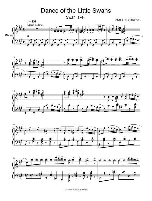 Dance of the Little Swans
