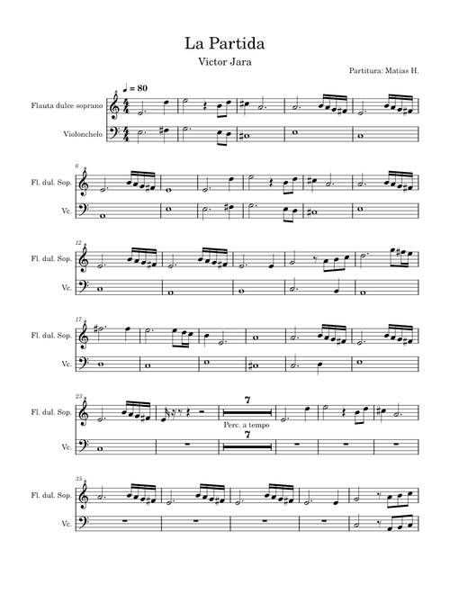 La partida – Víctor Jara La Partida