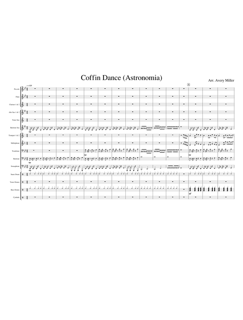 Coffin Dance (Astronomia) for Marching Band
