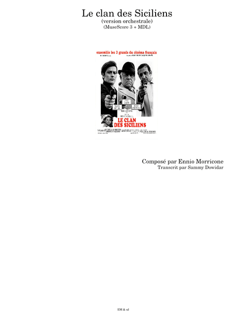 Le clan des siciliens – Ennio Morricone
