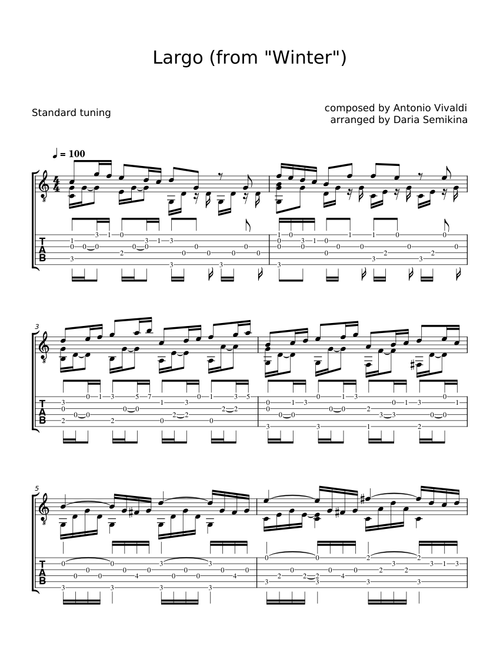 Winter - Antonio Vivaldi