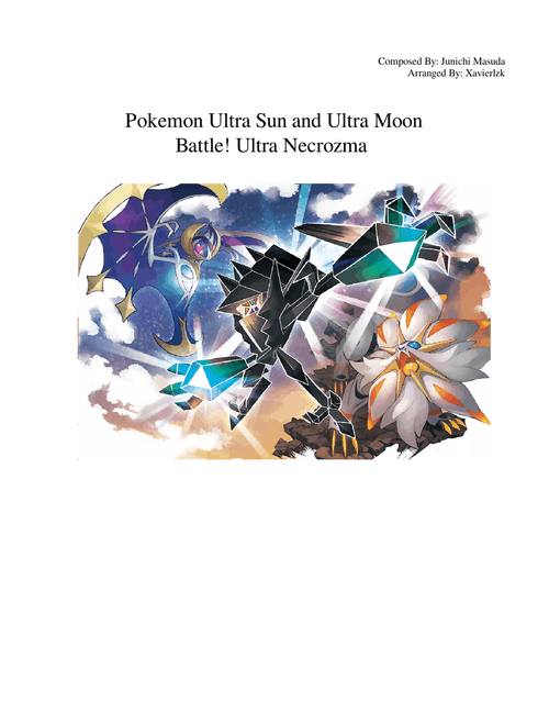 Pokemon Ultra Sun and Ultra Moon Battle! Ultra Necrozma
