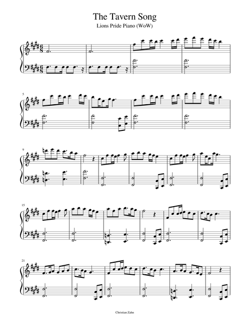 The Tavern Song (WoW)