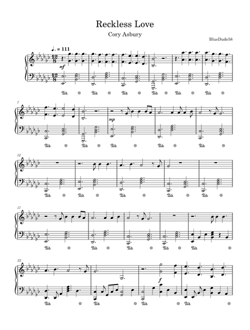Reckless Love - Cory Asbury