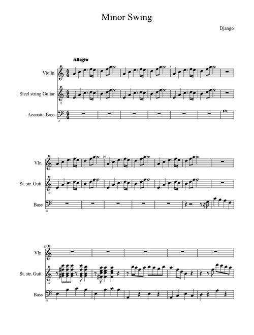Minor Swing 1937
