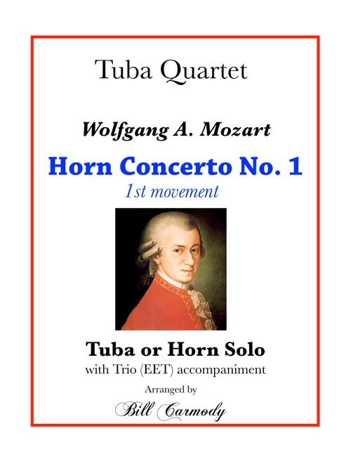 Horn Concerto No 1 mvt 1 (Arr. Bill Carmody) - Mozart, Wolfgang A. (Brass Ensemble)