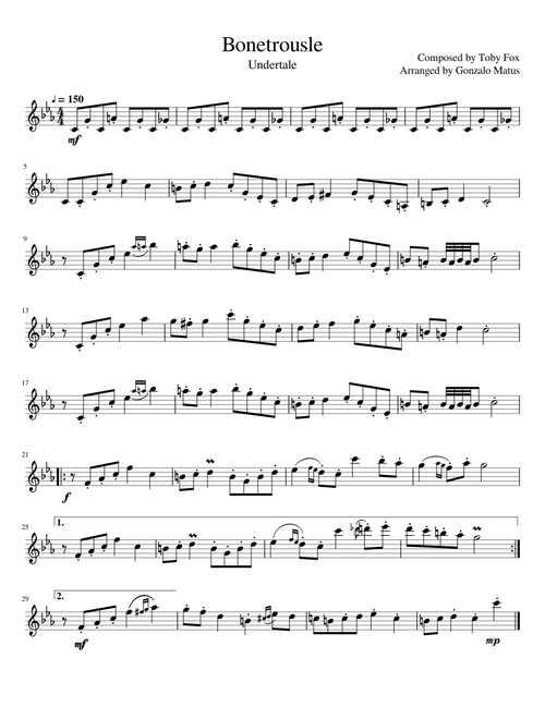 Bonetrousle - Violin Solo