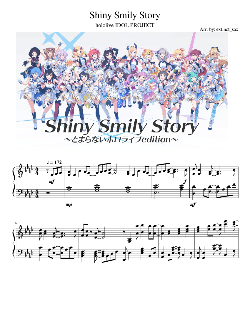 Shiny Smily Story Sheet Music For Piano Solo Musescore Com