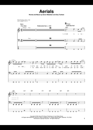 Prison song system of a down tab shop