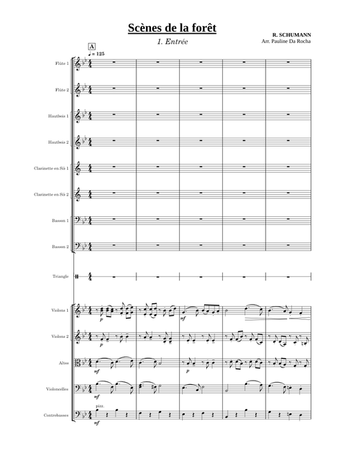 Waldszenen, Op.82 – Robert Schumann Schumann - Scènes de la forêt - I. Eintritt (entrée)