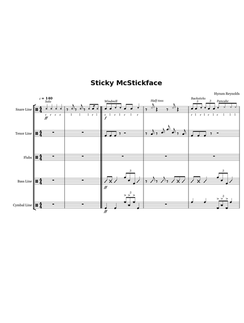 Sticky McStickface - Hyrum Reynolds
