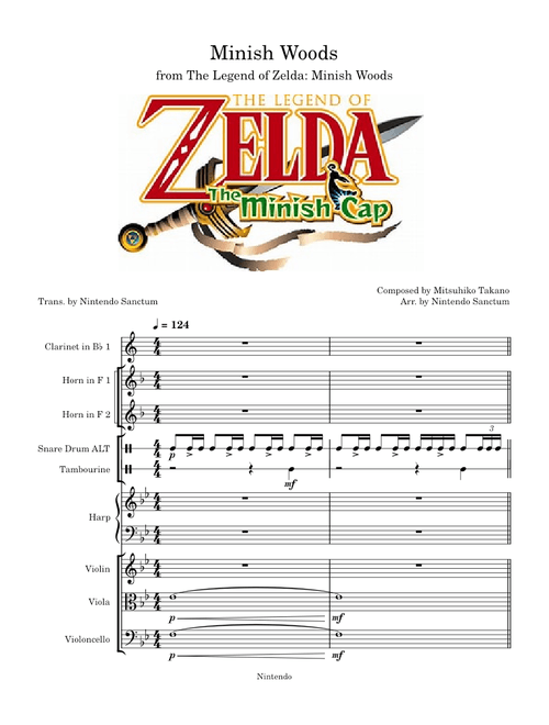 Minish Woods - The Legend of Zelda: Minish Cap – Mitsuhiko Takano