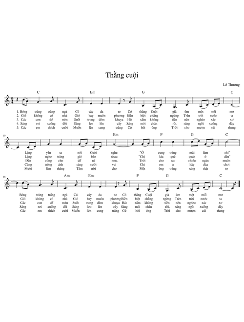 Thang Cuoi - Le Thuong