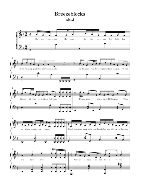 Breezeblocks – alt-J