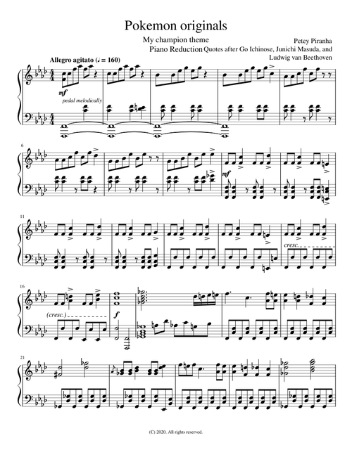 Original Pokemon champion theme