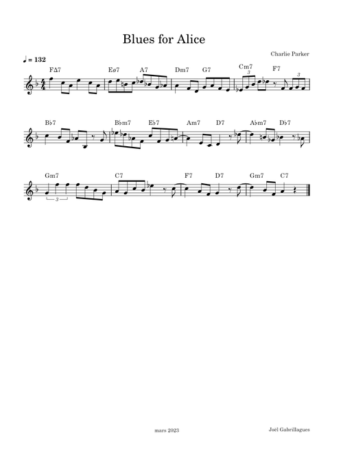 Blues for Alice