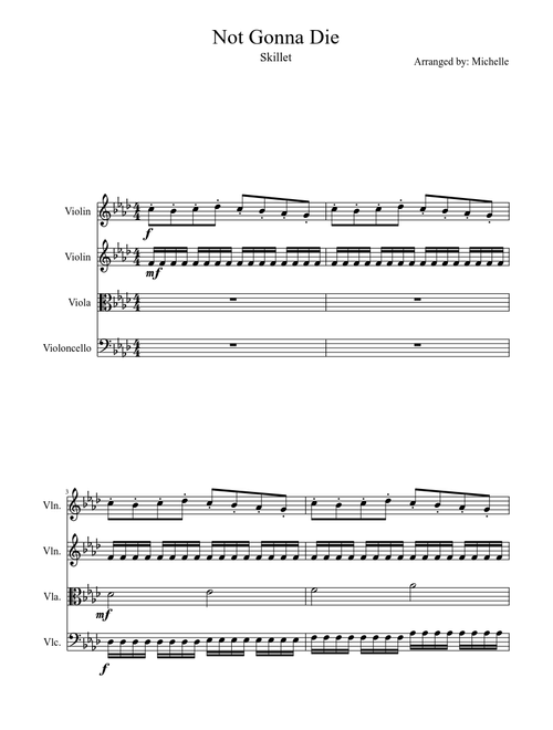 Not Gonna Donna Die by Skillet