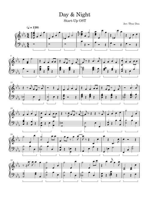 Day and Night – Jung Seung Hwan (Piano Solo)