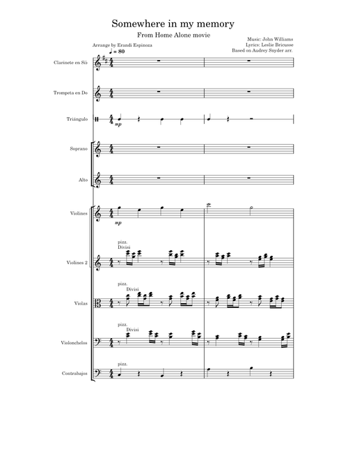 Somewhere in my memory – John Williams