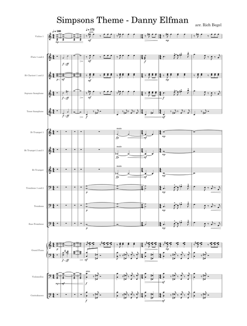 The Simpsons Main Theme – Danny Elfman The Simpsons for Dayton STEM Band