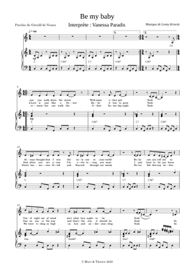 Free Vanessa Paradis sheet music | Download PDF or print on