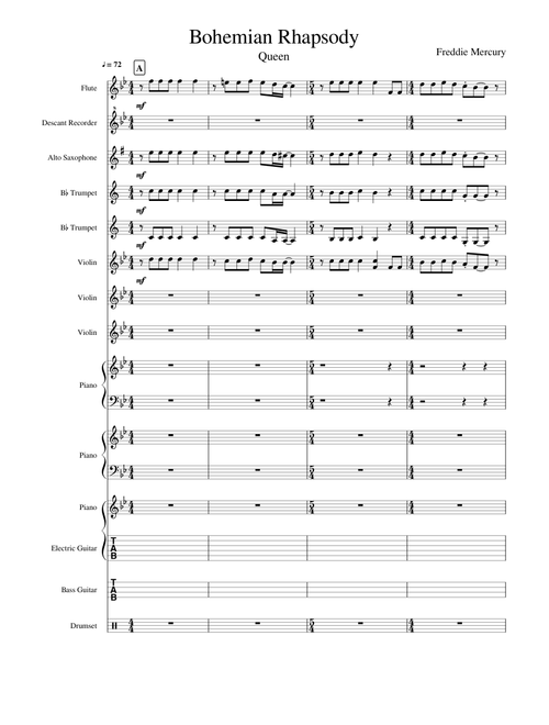 Bohemian Rhapsody - St Marks' School Orchestra