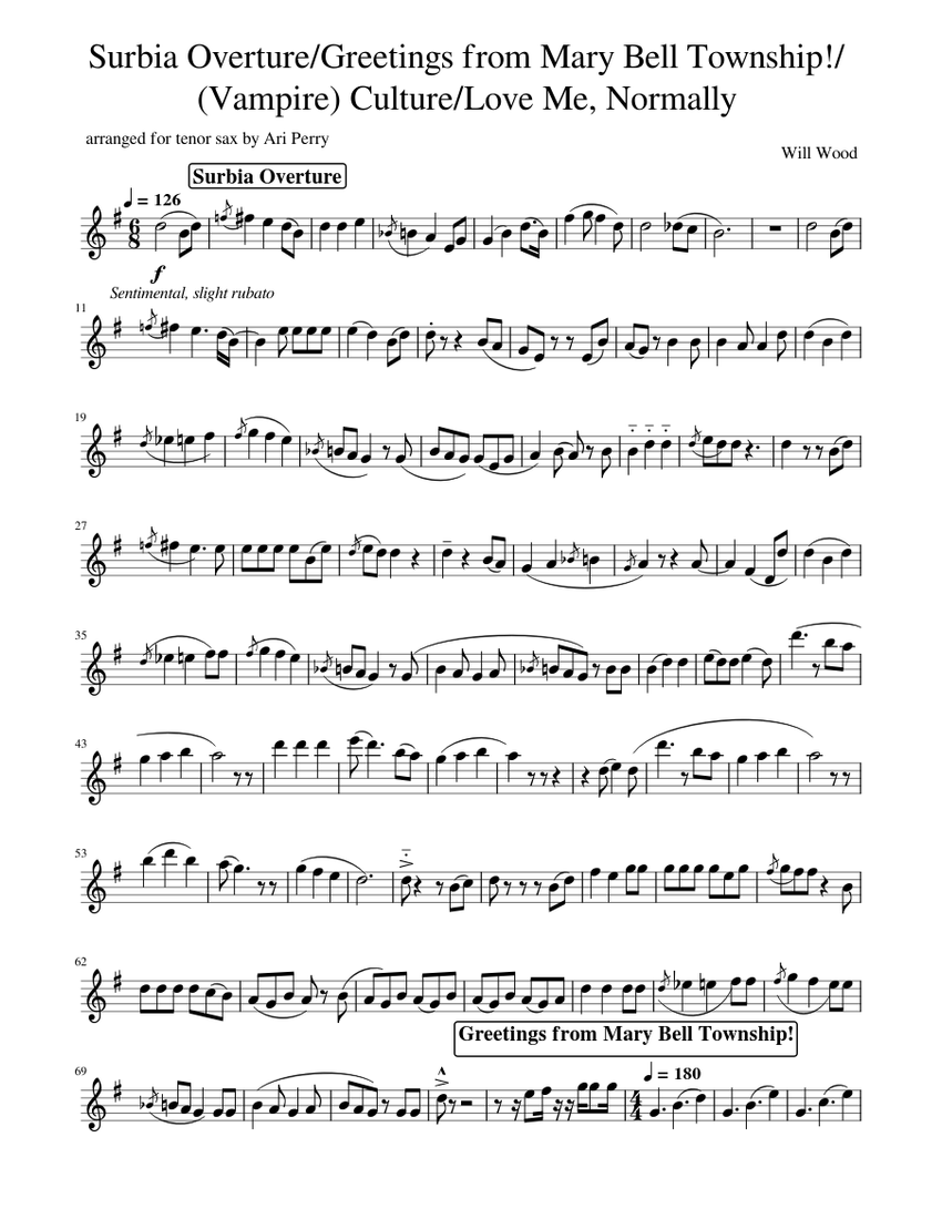 Suburbia Overture Will Wood and the Tapeworms Surbia Overture