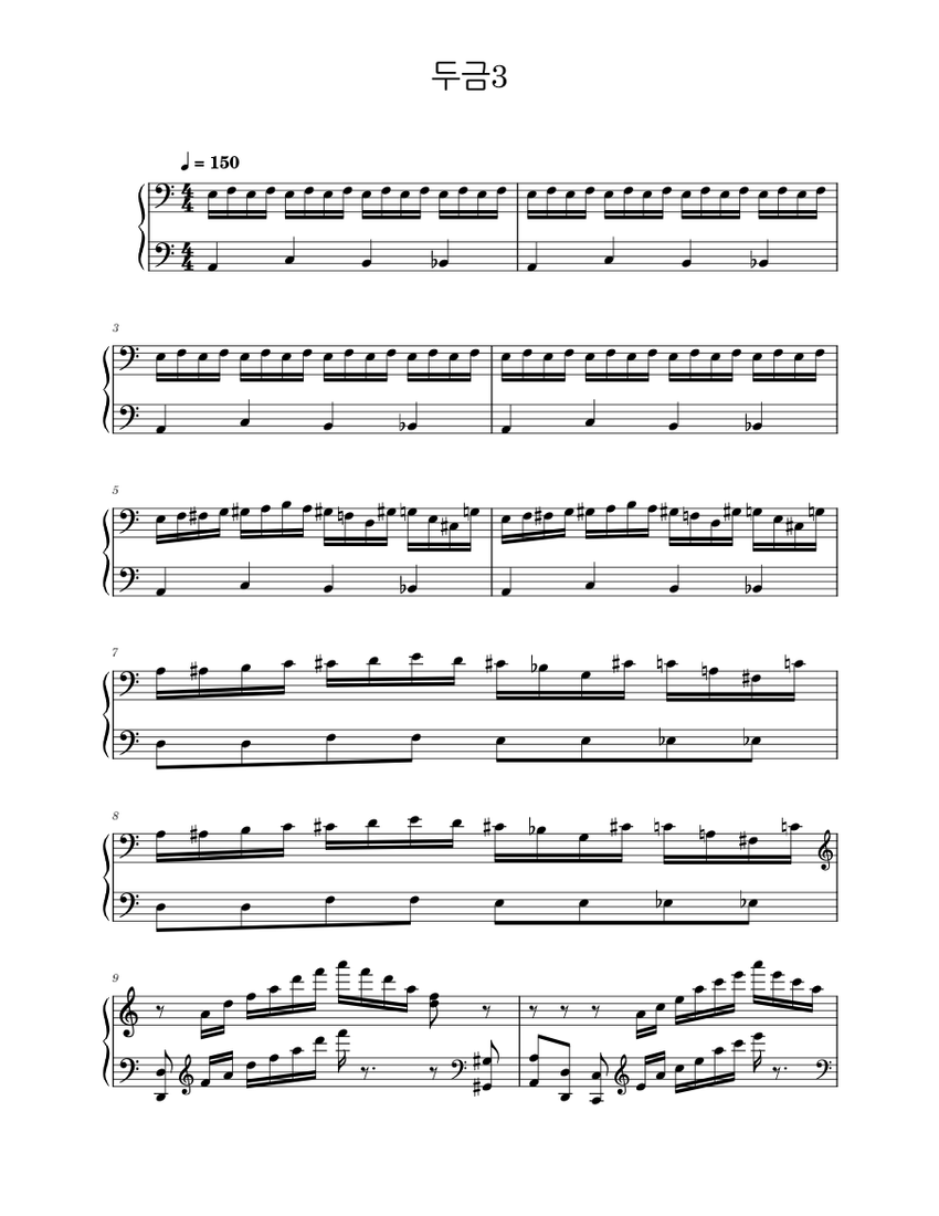  3 sheet music for piano solo musescore