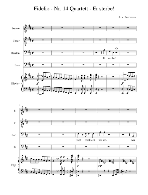 Fidelio - Nr. 14 Quartett - Er sterbe!