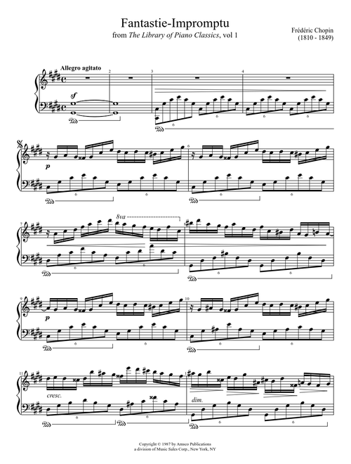 Fantasie-Impromptu by Chopin