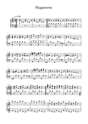 Haggstrom (from Minecraft) – C418 Sheet Music for Piano (Solo ...