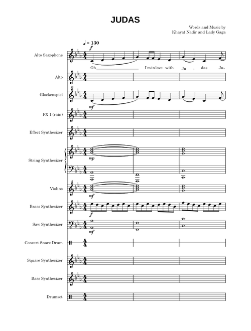 Judas – Lady Gaga