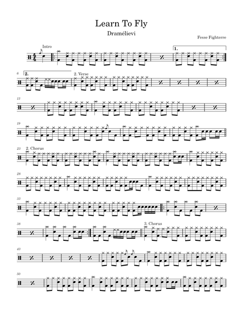 Learn to fly – Foo Fighters