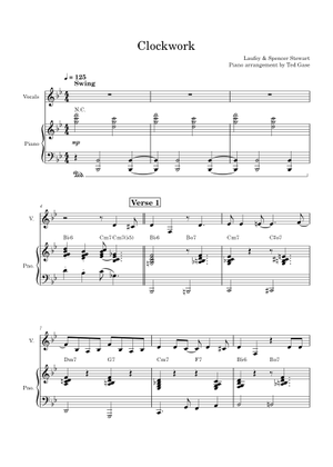 Clockwork – Laufey Sheet Music with Chords for Piano (Solo) | MuseScore.com
