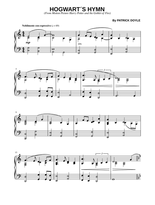 HOGWART´S HYMN