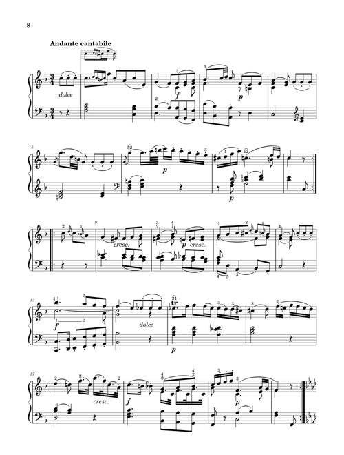 Sonata No. 10, 2nd Movement K. 330