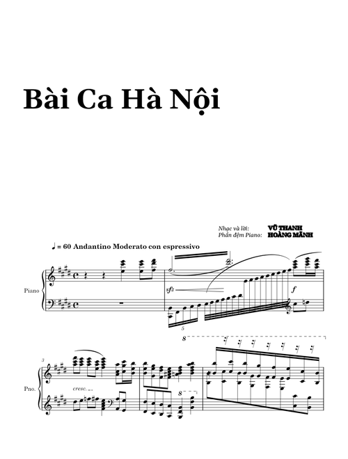 Bài Ca Hà Nội – Vũ Thanh