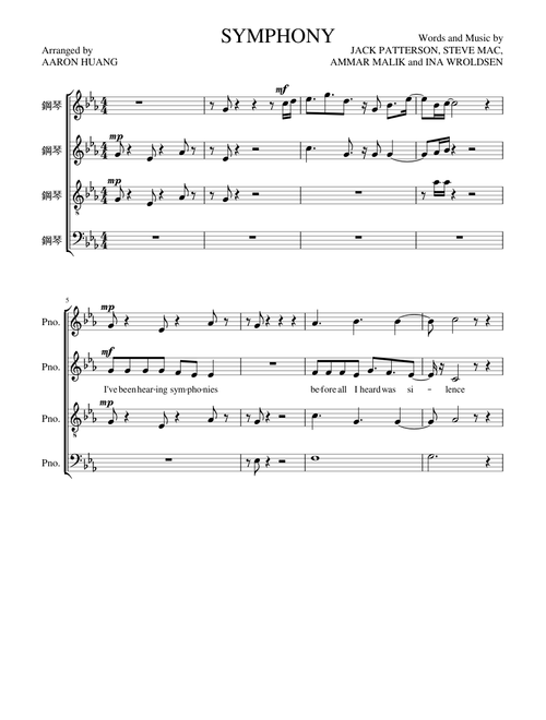 Symphony SATB Acapella