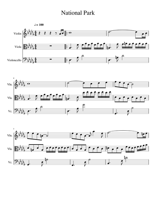 Pokemon GSC/HGSS - National Park - String Trio