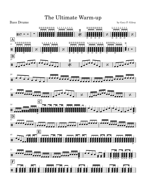 The Utimate Warm-up – Gary P. Gilroy