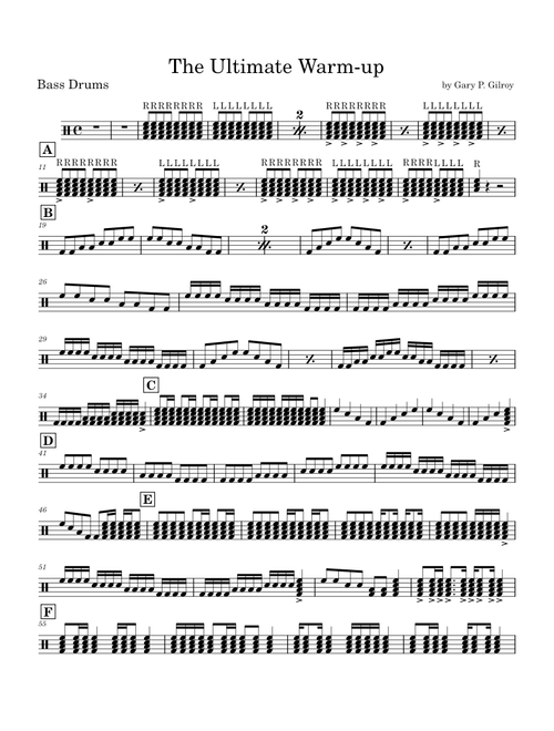 The Utimate Warm-up – Gary P. Gilroy