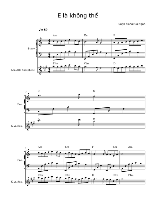 E là không thể – Đông Thiên Đức