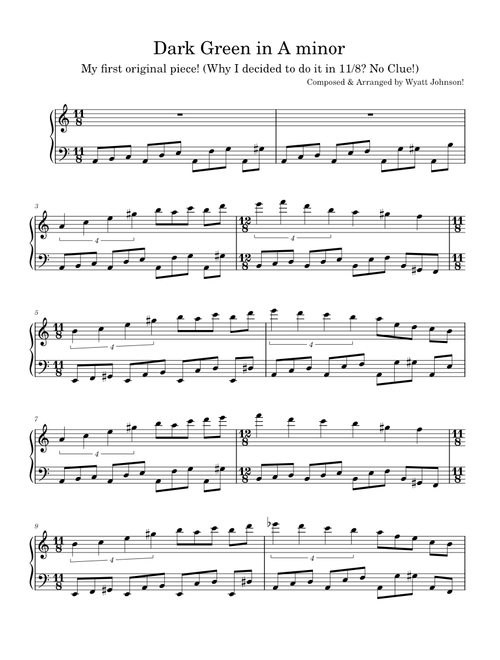 Dark Green in A minor - Wyatt Johnson