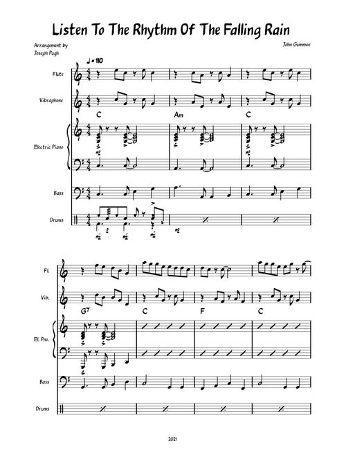 Listen To The Rhythm Of The Falling Rain – John Gummoe/The Cascades